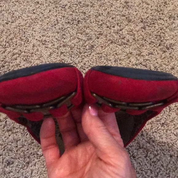 Red ballet flats - Picture 4 of 5